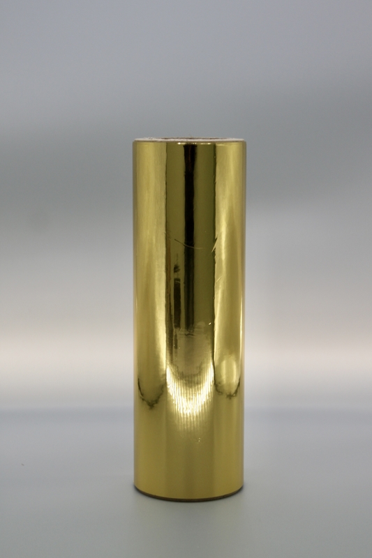 Złoto i Srebro Metalizowane PET Film Termiczny Lamination Film 17micron do 24micron, Popularny na Bliskim Wschodzie