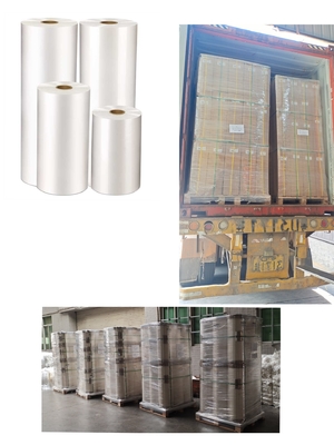 18 mikronów Pro Coating Transparent Gloss Lamination Film For Show Bags / Paper Media