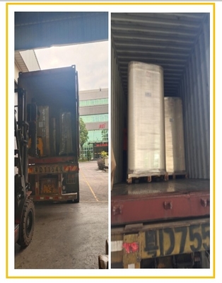 Gloss Pearl White BOPP Thermal Lamination Film 12 mikronów łącznie 8 mikronów