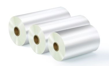 Lakierowana biała folia termoprzewodząca BOPP z klejem / 15 mm przezroczysta rolka laminatowa