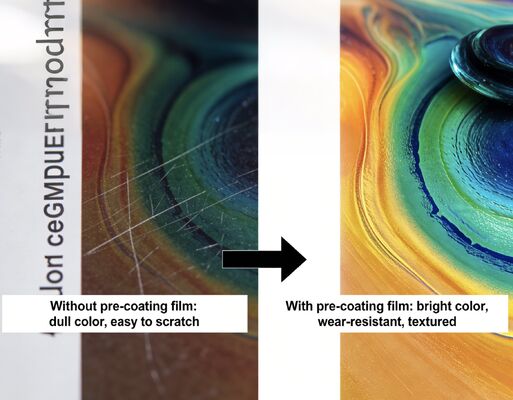 Produkty spożywcze Glossy Finish Biodegradable Laminating Film Roll with Thermal Adhesive dla profesjonalnego użytku