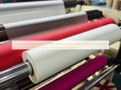 Premiumowa folia do laminacji matowej z możliwością personalizacji etykiet, o długim okresie przydatności do spożycia i bezszwowym wykończeniu dla zwiększonej ochrony